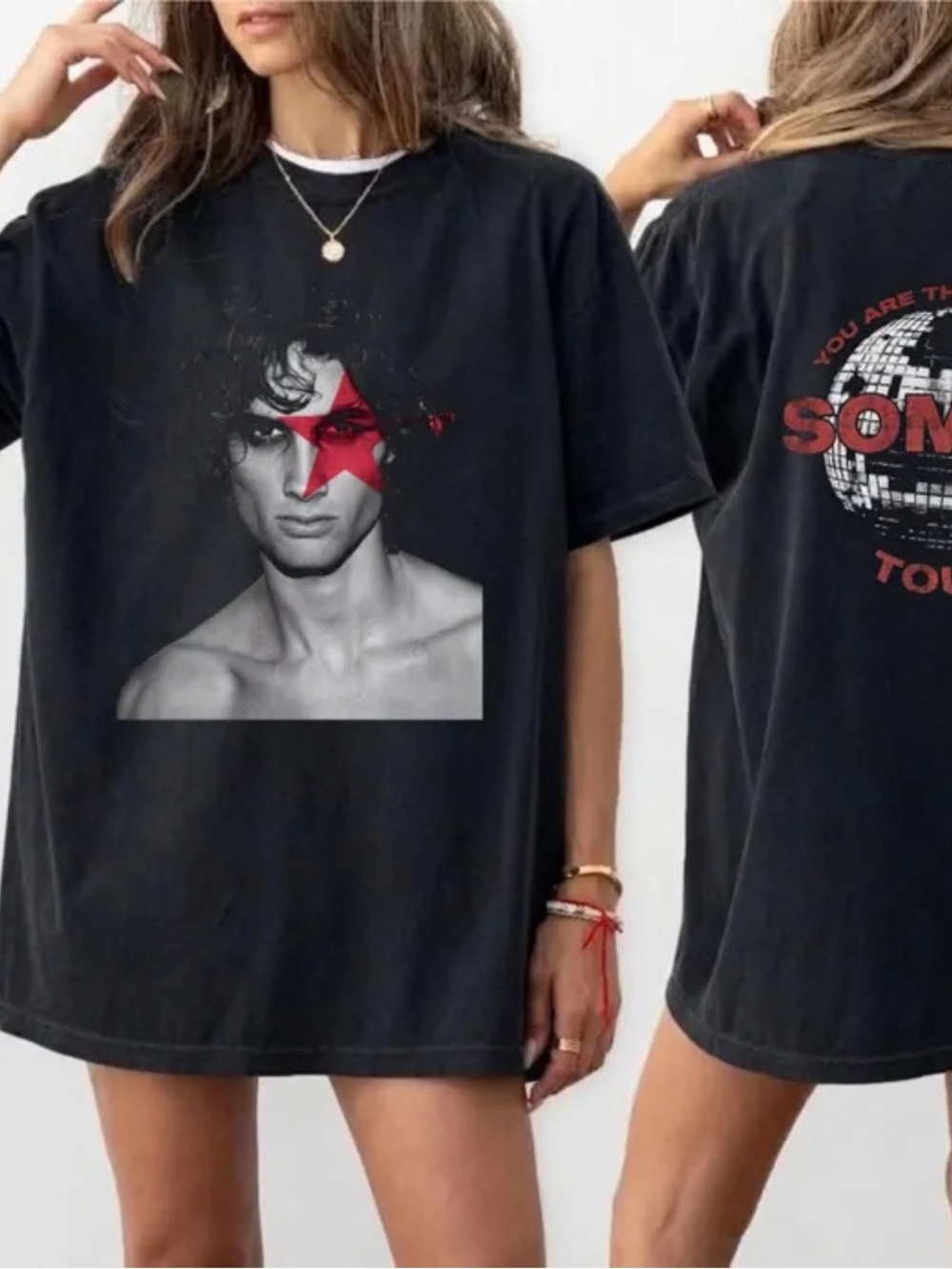 Black Sombr Graphic Tee, Vintage Music Tour T-Shirt, You Are The Reason Concert